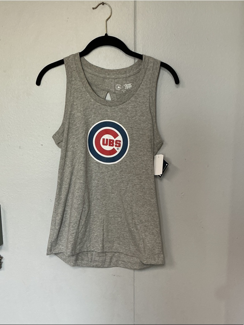 MLB Chicago Cubs Grey Logo Tank